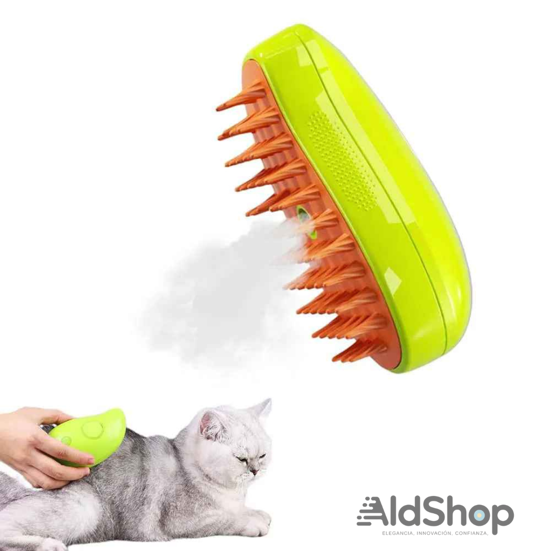 Cepillo de vapor para mascotas 3 en 1