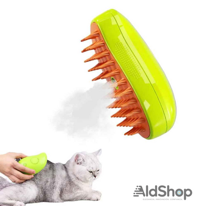 Cepillo de vapor para mascotas 3 en 1